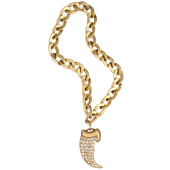 アパルトモン　MANON JEWELRY feather pendant MANON JEWELRY/マノン ジュエリー】 feather pendant 47.5cm
