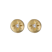 Disc Studs Small Solitaire