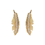 Feather Studs Mini Pavé