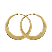 Hammered Hoops Small