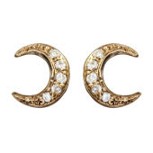 Moon Studs Big Pavé