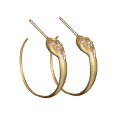 Snake Hoops Studs