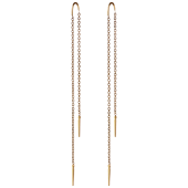 Thread Earrings Spear Long