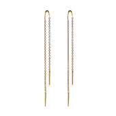 Thread Earrings Spear Short