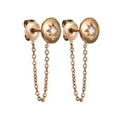 Disc Chain Studs Solitaire
