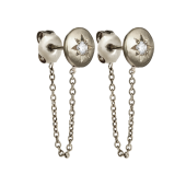 Disc Chain Studs Solitaire