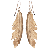 Feather Earrings Big