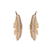 Feather Studs Mini Pavé