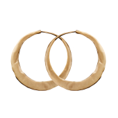 Hammered Hoops Small