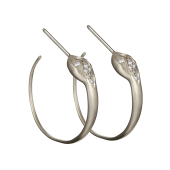 Snake Hoops Studs