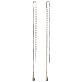 Thread Earrings Drop Long