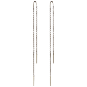 Thread Earrings Spear Long
