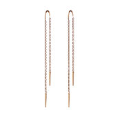 Thread Earrings Spear Short