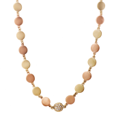 Disc Necklace 1 Pavé