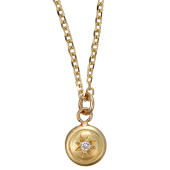 Disc Pendant Small Solitaire