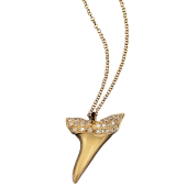 Sharks Tooth Pendant Small Pavé