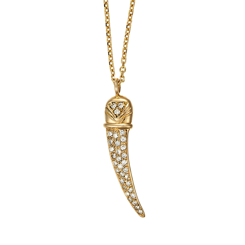 P-warrior pendant pave 49467-90-new