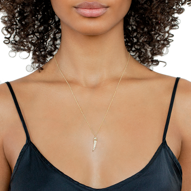 P-warrior pendant small pave-onfig-png