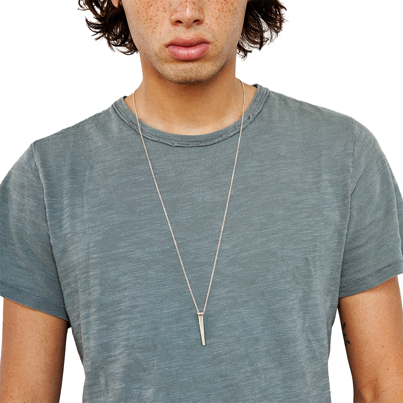 P.MAN-nail pendant medium-onfig