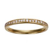 Stack Ring Pinky Midi or Toe Pavé