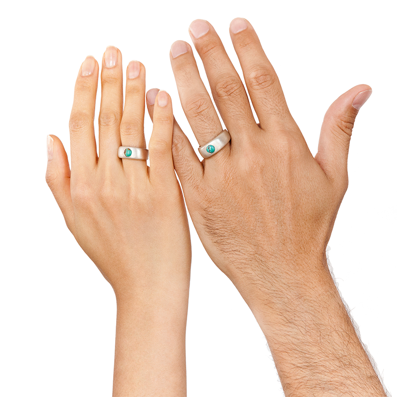 R SET-classic band solitaire-onfig