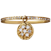 Stack Ring Disc Pavé