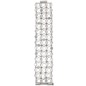 Disc Mesh Cuff Pavé