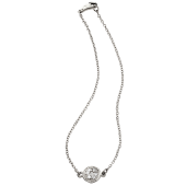Disc Chain Bracelet 1 Pavé