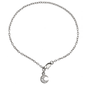 Moon Charm Bracelet Pavé