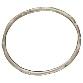 Ocean Bangle Oval with Diamonds