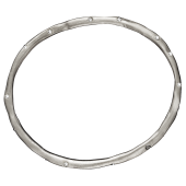 Ocean Bangle Oval with Diamonds