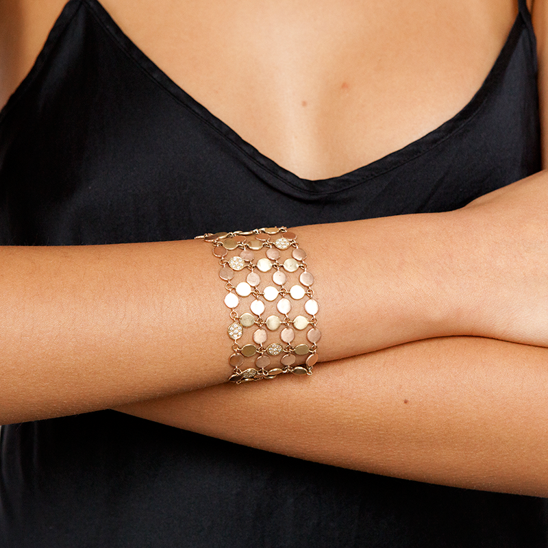 B-disc mesh cuff-onfig
