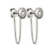 Disc Chain Studs Solitaire