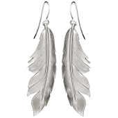 Feather Earrings Big