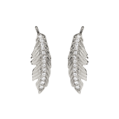 Feather Studs Mini Pavé