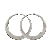 Hammered Hoops Small