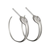 Snake Hoops Studs