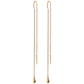 Thread Earrings Drop Long