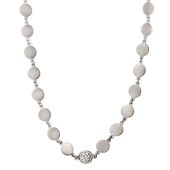 Disc Necklace 1 Pavé