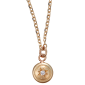 Disc Pendant Small Solitaire