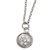 Disc Pendant Big Pavé