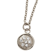 Disc Pendant Big Pavé