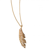 Feather Pendant Mini Pavé | manon jewelry