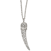 Warrior Pendant Small Pavé