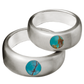 Classic Wedding Band Solitaire