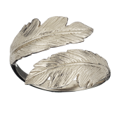 Feather Double Ring