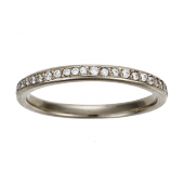 Stack Ring Pinky Midi or Toe Pavé