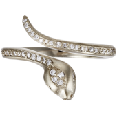Snake Ring Pavé