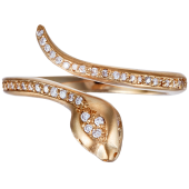 Snake Ring Pavé