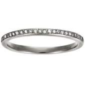 Stack Ring Thumb Pavé